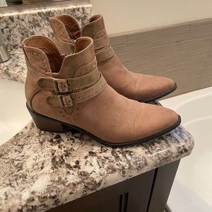Brown booties